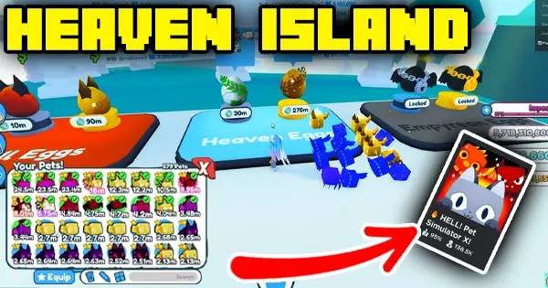 What EMPYREAN Egg Will You Hatch On Heaven Island Of Roblox Pet Simulator X